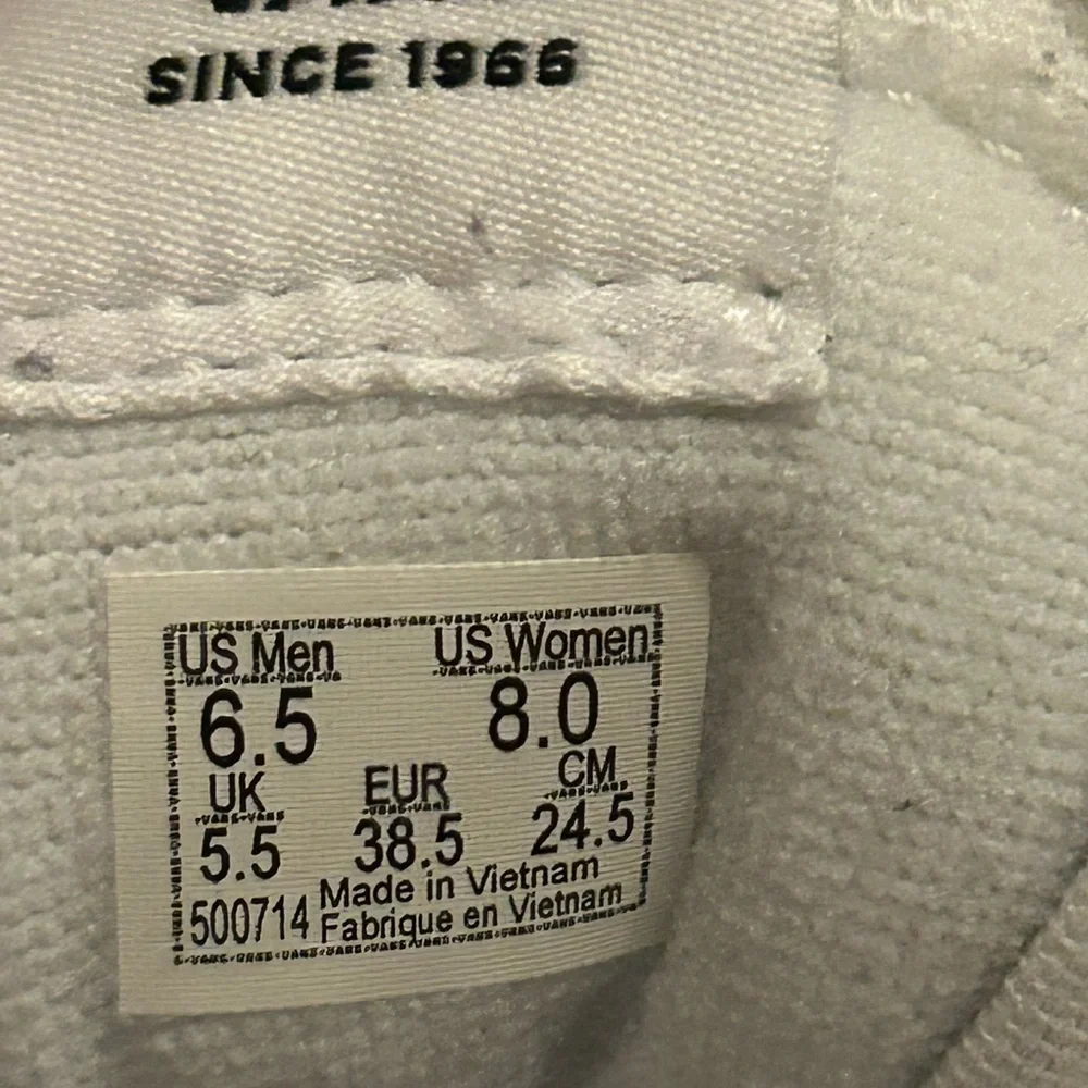 Vans Sk8-Hi Stacked Platform Sneakers Shoes True White Unisex Sawtooth Outsole - Picture 5 of 6